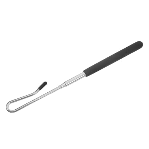 TOYANDONA Handpuppen-Joystick Handpuppenstab Puppenstangenhülse aus Edelstahl Puppenarmzubehör großer Puppenstab Puppenstange zur Armkontrolle Puppenarm-Stabhülse Super weicher Stoff Silber von TOYANDONA