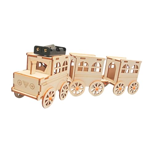 TOYANDONA Holz Zug Modellbausatz DIY Set für Ungiftig Einfach Zusammenzubauen Fördert Kreativität und Familienzeit Sicher Poliert Holzbausatz ohne Kleber für Gemeinsames Basteln TOYANDONA Holz Zug Modellbausatz DIY Set für Ungiftig Einfach Zusammenzubauen Fördert Kreativität und Familienzeit Sicher Poliert Holzbausatz ohne Kleber für Gemeinsames Basteln von TOYANDONA