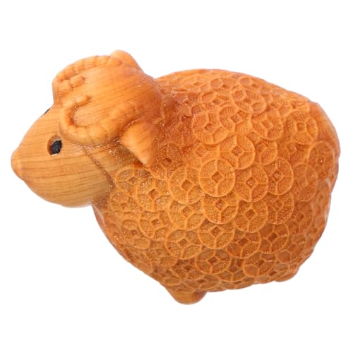 TOYANDONA Holzschnitzerei-Ornamente Geschenkbrosche Ehrenmedaillenbrosche Heimformen Holzfigur Schaf Handgefertigte Deko Holzschnitzerei Dekoration geschnitztes Holztier hölzern Light Brown TOYANDONA Holzschnitzerei-Ornamente Geschenkbrosche Ehrenmedaillenbrosche Heimformen Holzfigur Schaf Handgefertigte Deko Holzschnitzerei Dekoration geschnitztes Holztier hölzern Light Brown von TOYANDONA