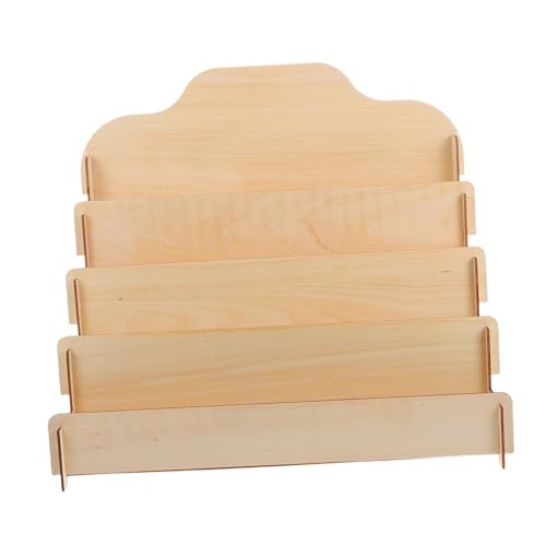 TOYANDONA Holzständer für Grußkarten aus stabilem Lindenholz Multiplex Vielseitiger Präsentationsständer für Karten Postkarten Broschüren Einfacher DIY Anstrich für Einzelhandel und TOYANDONA Holzständer für Grußkarten aus stabilem Lindenholz Multiplex Vielseitiger Präsentationsständer für Karten Postkarten Broschüren Einfacher DIY Anstrich für Einzelhandel und von TOYANDONA