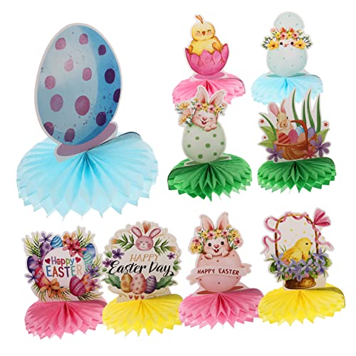 TOYANDONA Honigwaben Mittelstücke Osterdekoration Osterhase Tischdeko Für Osterfeier Bunte Wabenornamente Für Festliche Anlässe TOYANDONA Honigwaben Mittelstücke Osterdekoration Osterhase Tischdeko Für Osterfeier Bunte Wabenornamente Für Festliche Anlässe von TOYANDONA