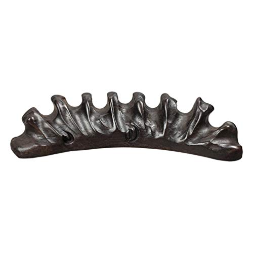 TOYANDONA Kalligraphie Pinselhalter Keramik Chinesische Pinselablage Ebenholz Briefbeschwerer Kalligraphie Malpinsel Rack für Home Office Desktop-Dekoration von TOYANDONA