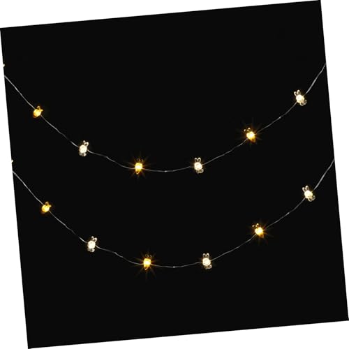 TOYANDONA LED Ostern Lichterkette LED Batteriegespeist Kupferdraht Kabellampe mit Hasen Karottenmotiv Energieeffiziente Innenraumdekoration für Festliche Osterstimmung von TOYANDONA