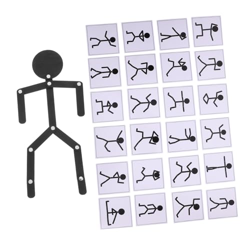TOYANDONA Lernspielzeug Mädchen Puzzle Spiel Hand-Augen-koordination Und Konzentration Doppelseitige Karten Mit Sportlichen Holzfiguren Für Frühe von TOYANDONA
