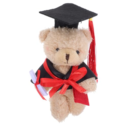 TOYANDONA Mini-Abschlussbär deko Mini Bär Plüsch Abschlussbär Masse Bärenverzierung Diplom-Bär für die Abschlussfeier im Vorschulalter Kleiner Abschlussbär Plüschstoffe TOYANDONA Mini-Abschlussbär deko Mini Bär Plüsch Abschlussbär Masse Bärenverzierung Diplom-Bär für die Abschlussfeier im Vorschulalter Kleiner Abschlussbär Plüschstoffe von TOYANDONA