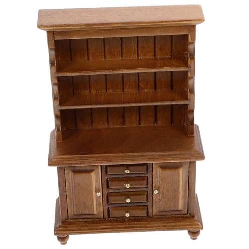 TOYANDONA Miniatur Vitrine Aus Holz Anzeige Kommode Würfel Puppe Bücherregale Sitz Einheit Bausatz Deckel Miniaturen Klein Mini-holzschrank Miniatur-Dinge Brown Hölzern TOYANDONA Miniatur Vitrine Aus Holz Anzeige Kommode Würfel Puppe Bücherregale Sitz Einheit Bausatz Deckel Miniaturen Klein Mini-holzschrank Miniatur-Dinge Brown Hölzern von TOYANDONA