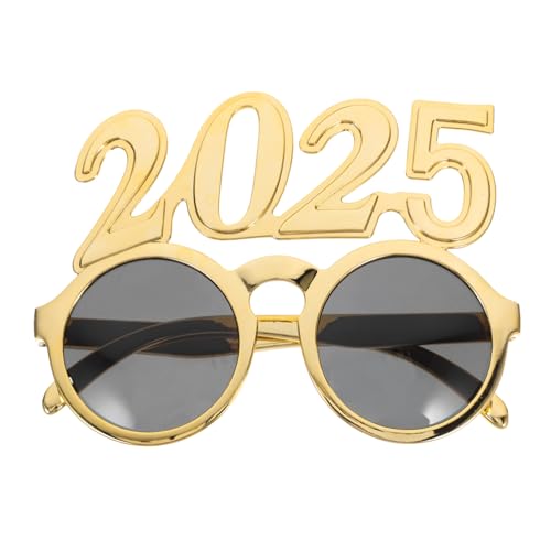 TOYANDONA Neujahrsbrille Party Dekobrille Rundes Zahlen Design Leichtes Langlebiges Material für Gesichtsformen für Foto Requisiten und Festliche Events TOYANDONA Neujahrsbrille Party Dekobrille Rundes Zahlen Design Leichtes Langlebiges Material für Gesichtsformen für Foto Requisiten und Festliche Events von TOYANDONA