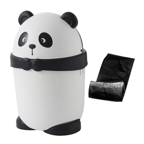 TOYANDONA Niedlicher Runder Müllbehälter für Badezimmer Schlafzimmer Büro Müllbeutel TOYANDONA Niedlicher Runder Müllbehälter für Badezimmer Schlafzimmer Büro Müllbeutel von TOYANDONA