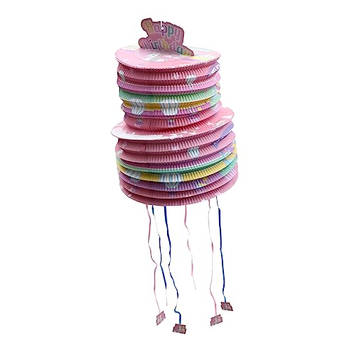 TOYANDONA Piñata komfetti mitgebsel kindergeburtstag merksam decoration die bataver Plüschtiere Zappelspielzeug gefülltes Geburtstagsparty-Gastgeschenk Papier Rosa TOYANDONA Piñata komfetti mitgebsel kindergeburtstag merksam decoration die bataver Plüschtiere Zappelspielzeug gefülltes Geburtstagsparty-Gastgeschenk Papier Rosa von TOYANDONA