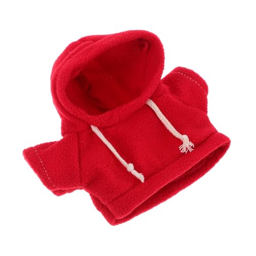 TOYANDONA Plüschbären-Hoodie Für Puppen Austauschbare Kleidung Für Stofftiere Süße Und Stilvolle Outfits Für Kreative Spielideen Rote Sweatshirt-Designs TOYANDONA Plüschbären-Hoodie Für Puppen Austauschbare Kleidung Für Stofftiere Süße Und Stilvolle Outfits Für Kreative Spielideen Rote Sweatshirt-Designs von TOYANDONA