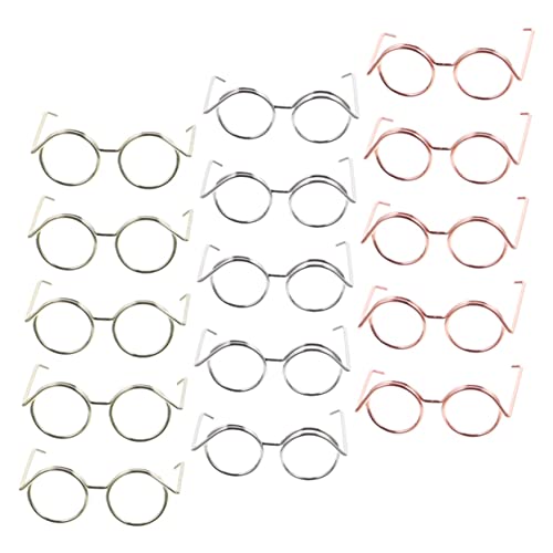TOYANDONA Puppenbrillen Set Metallrahmen Brillen Für Puppen Dress Up Zubehör Rosé Und Eyeglasses Für Puppenbekleidung TOYANDONA Puppenbrillen Set Metallrahmen Brillen Für Puppen Dress Up Zubehör Rosé Und Eyeglasses Für Puppenbekleidung von TOYANDONA