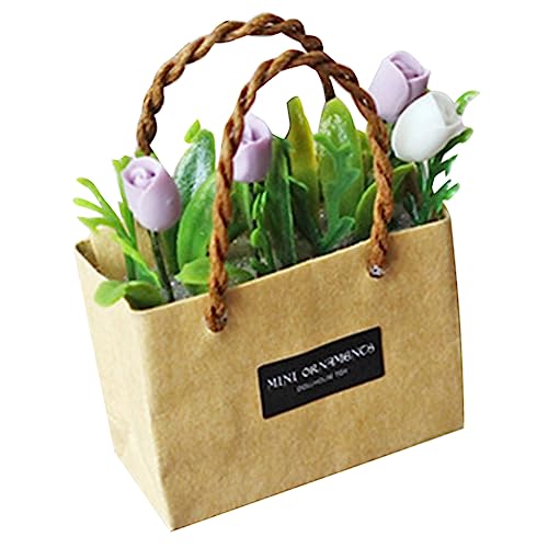 TOYANDONA Puppenhaus Mini Simulation Tulpe Papiertüte Dekoration Topfpflanze Ornament Puppenhaus Miniaturen Kit Ästhetische Gefälschte Mini Kunstpflanzen Puppenhaus Außendekor Harz TOYANDONA Puppenhaus Mini Simulation Tulpe Papiertüte Dekoration Topfpflanze Ornament Puppenhaus Miniaturen Kit Ästhetische Gefälschte Mini Kunstpflanzen Puppenhaus Außendekor Harz von TOYANDONA