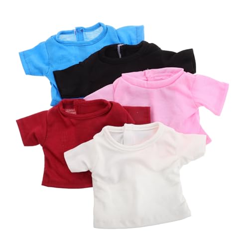 TOYANDONA Puppenkleidung Puppenmode Puppenoutfits Puppen Puppenbekleidung Puppen Outfit Set Puppenhaus basteln Puppenhauszubehör DIY-Kleidung für Puppen T-Shirts für Puppen Stoff TOYANDONA Puppenkleidung Puppenmode Puppenoutfits Puppen Puppenbekleidung Puppen Outfit Set Puppenhaus basteln Puppenhauszubehör DIY-Kleidung für Puppen T-Shirts für Puppen Stoff von TOYANDONA