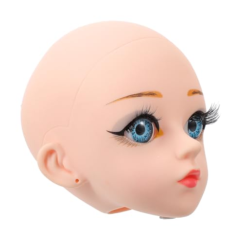 TOYANDONA Puppenkopf DIY Lifelike Vinyl Doll Head Bastelmaterial für Individuelle Puppenherstellung Blaue Augen Bewegliche Gesichtszüge Puppenkopf Zubehör für Kreative Handarbeiten TOYANDONA Puppenkopf DIY Lifelike Vinyl Doll Head Bastelmaterial für Individuelle Puppenherstellung Blaue Augen Bewegliche Gesichtszüge Puppenkopf Zubehör für Kreative Handarbeiten von TOYANDONA