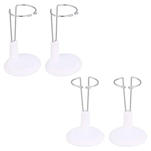 TOYANDONA Puppenständer, tragbarer Teddybär-Ständer für Mini-Puppen, 4 Stück, PVC, weiß TOYANDONA Puppenständer, tragbarer Teddybär-Ständer für Mini-Puppen, 4 Stück, PVC, weiß von TOYANDONA