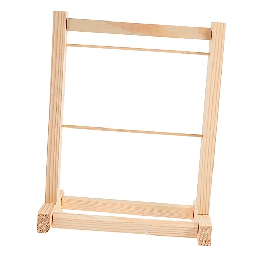 TOYANDONA Puppenständer Kleiderständer Aus Holz Mini-Organizer-Regal Für Spielzeug Für Mädchen TOYANDONA Puppenständer Kleiderständer Aus Holz Mini-Organizer-Regal Für Spielzeug Für Mädchen von TOYANDONA