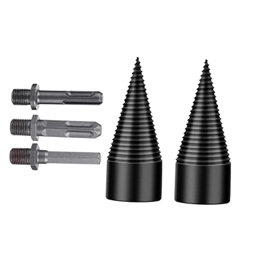 TOYANDONA Removable Holzspalter Bohrer für Handbohrer Teiliges Bohrern für Schnelles und Sicheres Holzspalten Hochfestem Rutschfestes Design von TOYANDONA