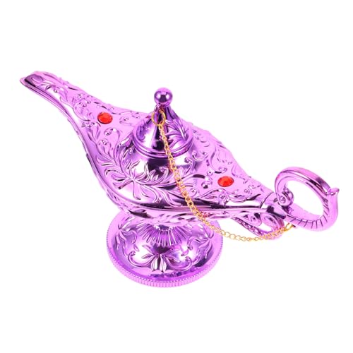 TOYANDONA Retro Wunschlampe Vintage Tischdekoration für Mottopartys und Kindergeburtstage Sammlerstück im Orientalischen Design Langlebig und Oxidationsbeständig für Elegante TOYANDONA Retro Wunschlampe Vintage Tischdekoration für Mottopartys und Kindergeburtstage Sammlerstück im Orientalischen Design Langlebig und Oxidationsbeständig für Elegante von TOYANDONA