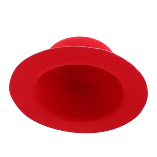 TOYANDONA Rotes Mini Plüsch lolita hütchen Kleine Formelle Puppenhüte Kuschelig Weiches Material Vielseitig für Bastelarbeiten und Cosplay Geeignet TOYANDONA Rotes Mini Plüsch lolita hütchen Kleine Formelle Puppenhüte Kuschelig Weiches Material Vielseitig für Bastelarbeiten und Cosplay Geeignet von TOYANDONA