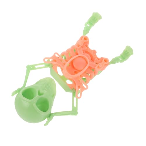 TOYANDONA Schädel lustige Halloween Dekoration Tischdekoration Halloween mini Halloween-Handwerk Halloween-Ornamente Geisterverzierung Plastik Green von TOYANDONA