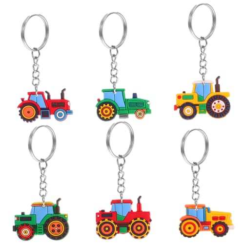 TOYANDONA 6stücke Bauernhof Traktor Schlüsselanhänger Süße Landwirtschafts-fahrzeug Schlüsselringe Für Junge Mädchen Ostern Erntesaison Party Belohnungen Klassenzimmer Preise TOYANDONA 6stücke Bauernhof Traktor Schlüsselanhänger Süße Landwirtschafts-fahrzeug Schlüsselringe Für Junge Mädchen Ostern Erntesaison Party Belohnungen Klassenzimmer Preise von TOYANDONA