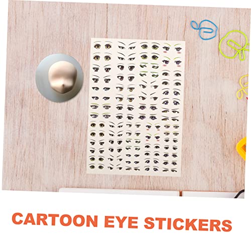 TOYANDONA Selbstklebende Augen Aufkleber für DIY Basteln Cartoon Augen Sticker Papier Material Vielseitig für Scrapbooking Geschenke Laptop Dekoration Langlebig und Einfach Anzubringen TOYANDONA Selbstklebende Augen Aufkleber für DIY Basteln Cartoon Augen Sticker Papier Material Vielseitig für Scrapbooking Geschenke Laptop Dekoration Langlebig und Einfach Anzubringen von TOYANDONA