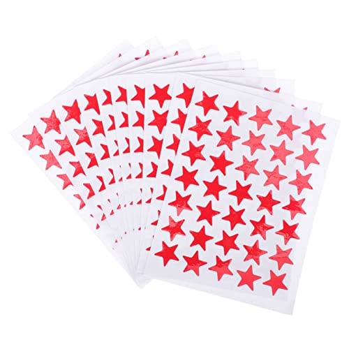 TOYANDONA Sticker Sternesterne Aufkleber Fünfzackige Stern Aufkleber Selbstklebende Belohnungssticker Perfekt Für Kindergarten Und Kreative Bastelprojekte Sternen Aufkleber Für Kinderzimmer TOYANDONA Sticker Sternesterne Aufkleber Fünfzackige Stern Aufkleber Selbstklebende Belohnungssticker Perfekt Für Kindergarten Und Kreative Bastelprojekte Sternen Aufkleber Für Kinderzimmer von TOYANDONA