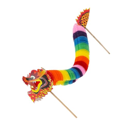 TOYANDONA Authentischer Chinesischer Papierdrache 3d-basteldekoration Lebensechte Drachenfigur Party-zubehör von TOYANDONA