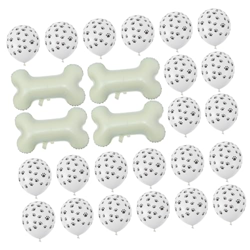 TOYANDONA Teiliges Hunde Geburtstagsparty Ballon mit Knochen und Pfotenmotiven Sicherer Langlebiger Materialmix als Partydekoration und Fotohintergrund für Haustierfeiern TOYANDONA Teiliges Hunde Geburtstagsparty Ballon mit Knochen und Pfotenmotiven Sicherer Langlebiger Materialmix als Partydekoration und Fotohintergrund für Haustierfeiern von TOYANDONA