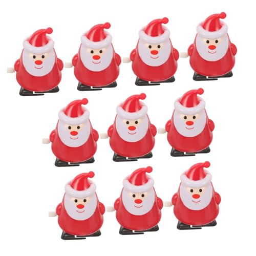 TOYANDONA Teiliges Weihnachts Aufziehspielzeug Santa Claus Wind Up Toy aus Umweltfreundlichem Abs Pädagogisches Laufspielzeug für Buntes Mitgebsel und zu Weihnachten und Festen TOYANDONA Teiliges Weihnachts Aufziehspielzeug Santa Claus Wind Up Toy aus Umweltfreundlichem Abs Pädagogisches Laufspielzeug für Buntes Mitgebsel und zu Weihnachten und Festen von TOYANDONA