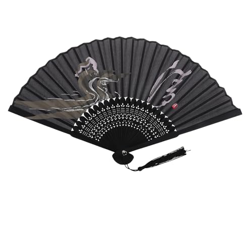 TOYANDONA Vintage Faltbarer Handfächer Eleganter Chinesischer Tanzfächer Tragbar und Leicht als Brautfächer und Requisite für Tanzaufführungen und Fotoshootings TOYANDONA Vintage Faltbarer Handfächer Eleganter Chinesischer Tanzfächer Tragbar und Leicht als Brautfächer und Requisite für Tanzaufführungen und Fotoshootings von TOYANDONA