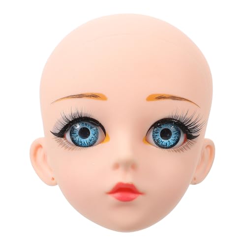 TOYANDONA Vinyl Puppenkopf Modellkopf Kleine DIY Puppe Kopf für Individuelle Gestaltung und Sammler Geeignet Handwerksmaterialien für Kreative Puppenherstellung TOYANDONA Vinyl Puppenkopf Modellkopf Kleine DIY Puppe Kopf für Individuelle Gestaltung und Sammler Geeignet Handwerksmaterialien für Kreative Puppenherstellung von TOYANDONA