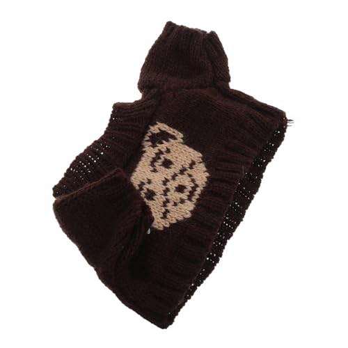 TOYANDONA Weicher Warmer Bären Pullover für Plüschtiere Kuscheliger Hoodie Ersatzkleidung für Puppen Niedliche Stofftier Kleidung Kreatives Design Brauner Wintermantel TOYANDONA Weicher Warmer Bären Pullover für Plüschtiere Kuscheliger Hoodie Ersatzkleidung für Puppen Niedliche Stofftier Kleidung Kreatives Design Brauner Wintermantel von TOYANDONA