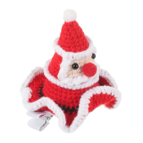 TOYANDONA Weihnachtlicher Haarklammer Santa Mütze aus Robustem Baumwollgarn Festliche Haarspange für Mädchen Langlebig Farbintensiv für Weihnachtsfeiern und Kostümpartys TOYANDONA Weihnachtlicher Haarklammer Santa Mütze aus Robustem Baumwollgarn Festliche Haarspange für Mädchen Langlebig Farbintensiv für Weihnachtsfeiern und Kostümpartys von TOYANDONA