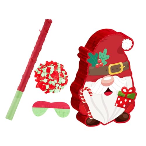 TOYANDONA Weihnachts Piñata mit Niedlichem Motiv Robuste Karton Piñata für Weihnachtsfeier Wiederverwendbar Leicht und Kompakt für Indoor Outdoor Partydekoration und Festspiele TOYANDONA Weihnachts Piñata mit Niedlichem Motiv Robuste Karton Piñata für Weihnachtsfeier Wiederverwendbar Leicht und Kompakt für Indoor Outdoor Partydekoration und Festspiele von TOYANDONA