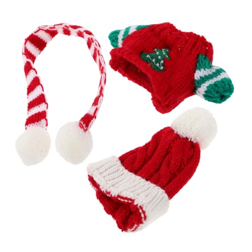 TOYANDONA Weihnachts Puppenoutfit Plüsch Puppe Kleidung Set mit Gestricktem Pullover Schal und Mütze für Festliche Dekoration Kindgerechtes und Eltern Junge Mädchen Interaktion TOYANDONA Weihnachts Puppenoutfit Plüsch Puppe Kleidung Set mit Gestricktem Pullover Schal und Mütze für Festliche Dekoration Kindgerechtes und Eltern Junge Mädchen Interaktion von TOYANDONA