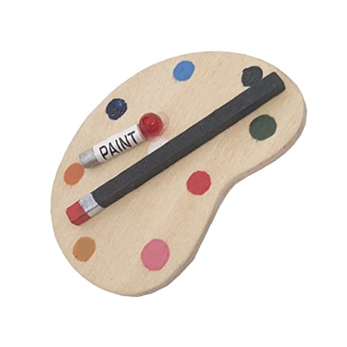 TOYANDONA Zeichenbrett-Palette Requisiten für bjd Puppenhausspielzeug Bjd-Zubehör bjd-Requisiten Miniatur-Puppenhauszubehör Paletten zum Bemalen von Puppen Puppenhaus-Miniaturen MDF TOYANDONA Zeichenbrett-Palette Requisiten für bjd Puppenhausspielzeug Bjd-Zubehör bjd-Requisiten Miniatur-Puppenhauszubehör Paletten zum Bemalen von Puppen Puppenhaus-Miniaturen MDF von TOYANDONA