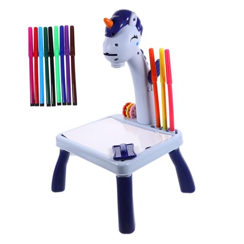 TOYANDONA Zeichentisch mit Einhorn Projektor Multifunktionales Malspielzeug Zeichentablett für Mädchen Leicht zu Bedienen für Kreative Projektionen und Zeichnungen TOYANDONA Zeichentisch mit Einhorn Projektor Multifunktionales Malspielzeug Zeichentablett für Mädchen Leicht zu Bedienen für Kreative Projektionen und Zeichnungen von TOYANDONA