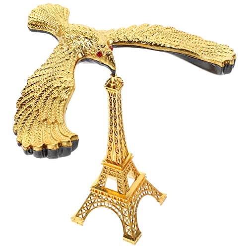 TOYANDONA Zinklegierung Balance Eagle Modell Dekorativer Schreibtischschmuck für Zuhause Kunsthandwerk Geschenkdidee für Einweihungsfeiern für Verbesserung Ihrer Inneneinrichtung von TOYANDONA