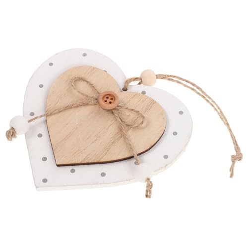 TOYANDONA dekorativer Anhänger aus Holz Holzherz Dekoration Holzhandwerk Hochzeit Tischdeko Holzherz Liebevolle Dekoration Wohnkultur rote Wohndekoration dekorative Ornamente für zu Hause TOYANDONA dekorativer Anhänger aus Holz Holzherz Dekoration Holzhandwerk Hochzeit Tischdeko Holzherz Liebevolle Dekoration Wohnkultur rote Wohndekoration dekorative Ornamente für zu Hause von TOYANDONA