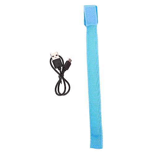 TOYANDONA leuchtendes Armband Nachtlaufarmband Armbänder Grün blinken USB wiederaufladbare LED-Bänder modische leuchtende Spielzeuge fluoreszierendes Armband Stoff Blue TOYANDONA leuchtendes Armband Nachtlaufarmband Armbänder Grün blinken USB wiederaufladbare LED-Bänder modische leuchtende Spielzeuge fluoreszierendes Armband Stoff Blue von TOYANDONA