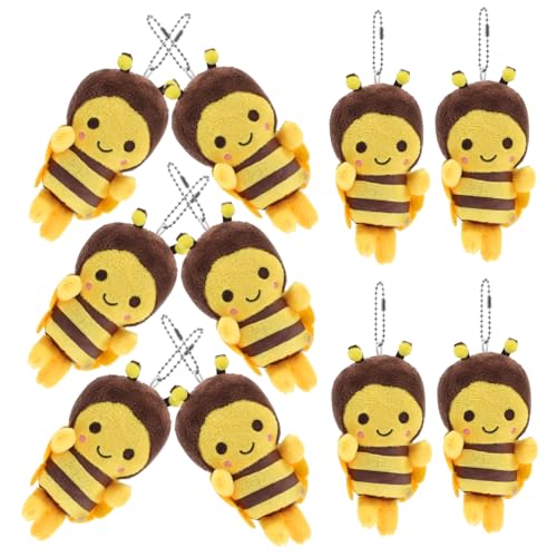TOYANDONA Flauschiger Biene-schlüsselanhänger Plüsch-Bienen-Ornament Für Rucksack Ausgestopfter Biene- Schlüsselanhänger Charms Biene Spielzeug TOYANDONA Flauschiger Biene-schlüsselanhänger Plüsch-Bienen-Ornament Für Rucksack Ausgestopfter Biene- Schlüsselanhänger Charms Biene Spielzeug von TOYANDONA