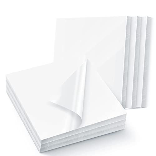 Transparent Sticky Notes Set, TOYESS 300 Blätter Haftnotizen Transparent, Durchsichtig Klebezettel für Bücher（7,6×7,6 cm） von TOYESS