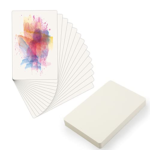 50 Blatt Aquarellkarten Blanko, 12 x 18 cm Aquarell Karten Aquarellkarton Aquarellpapier Watercolor Paper Cards für Anfänger Künstler Erwachsene Kinder Studenten 50 Blatt Aquarellkarten Blanko, 12 x 18 cm Aquarell Karten Aquarellkarton Aquarellpapier Watercolor Paper Cards für Anfänger Künstler Erwachsene Kinder Studenten von TOYMIS