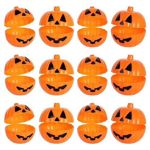 12 Stück Halloween-Kürbis-Süßigkeitsbox, Kürbis Bonbon Schachtel Halloween-Trick-or-Treat-Boxen Süßigkeitsboxen Halter für Halloween Partygeschenke Dekorationen Zubehör 12 Stück Halloween-Kürbis-Süßigkeitsbox, Kürbis Bonbon Schachtel Halloween-Trick-or-Treat-Boxen Süßigkeitsboxen Halter für Halloween Partygeschenke Dekorationen Zubehör von TOYMIS