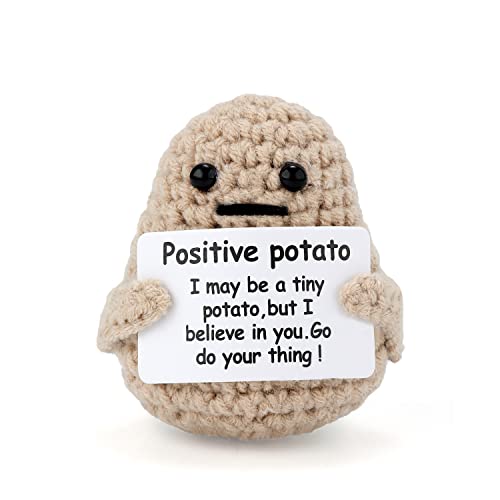 Mini Lustige Positive Kartoffel,7,5cm Gestrickte Kartoffel Kreative Niedliche Wolle Lustige Gestrickte Geburtstagsgeschenke für Partydekoration Ermutigung Kinder Jungen Mädchen Mini Lustige Positive Kartoffel,7,5cm Gestrickte Kartoffel Kreative Niedliche Wolle Lustige Gestrickte Geburtstagsgeschenke für Partydekoration Ermutigung Kinder Jungen Mädchen von TOYMIS
