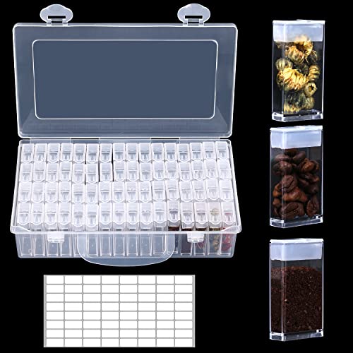 TOYMIS Samen Organizer, 64 Fächer Saatgut Aufbewahrung mit Etiketten Aufklebern, Diamond Painting Zubehör Boxen Aufbewahrungsbox zum Kategorisieren und Aufbewahren von Saatgut Nägel Perlen Strass TOYMIS Samen Organizer, 64 Fächer Saatgut Aufbewahrung mit Etiketten Aufklebern, Diamond Painting Zubehör Boxen Aufbewahrungsbox zum Kategorisieren und Aufbewahren von Saatgut Nägel Perlen Strass von TOYMIS