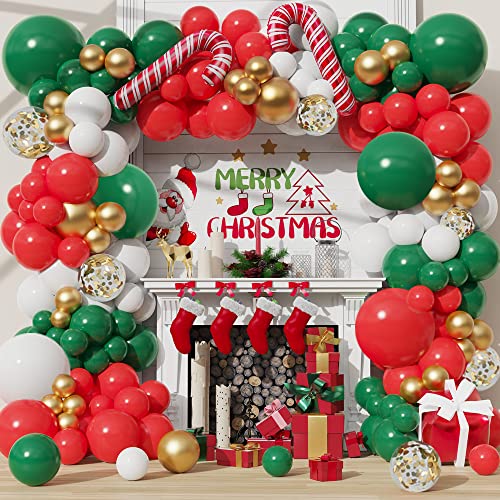 Luftballons Girlande Weihnachten, Weihnachts Party Deko Ballon Girlande Weihnachten Grün Rot für Weihnachtsdeko Neujahr Party Supplies Xmas Party Dekoration Geburtstagsfeier zum Thema Weihnachten Luftballons Girlande Weihnachten, Weihnachts Party Deko Ballon Girlande Weihnachten Grün Rot für Weihnachtsdeko Neujahr Party Supplies Xmas Party Dekoration Geburtstagsfeier zum Thema Weihnachten von TOYTOPIE