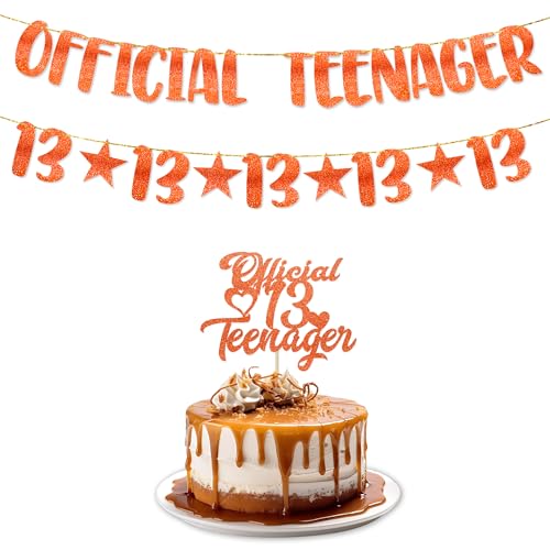TOYVENTURES 13 Geburtstag Dekorationen - Offizielles Teenager Glitzer Banner mit Zahl 13 Girlande und Tortenaufsatz | Partyzubehör, Ideen, Geschenke für Mädchen & Jungen | Vorbespanntes TOYVENTURES 13 Geburtstag Dekorationen - Offizielles Teenager Glitzer Banner mit Zahl 13 Girlande und Tortenaufsatz | Partyzubehör, Ideen, Geschenke für Mädchen & Jungen | Vorbespanntes von TOYVENTURES