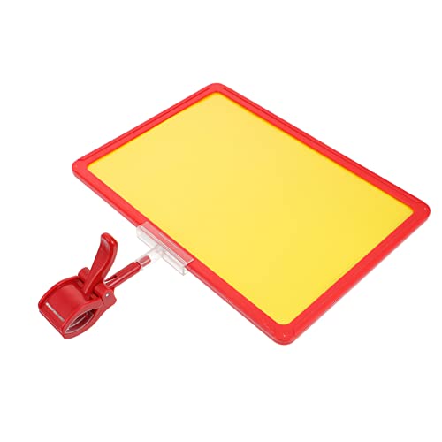 TOYZFRIENDY 1 Satz Preisetiketten Halter mit Clip Praktischer Preisschild Aufsteller für Supermärkte und Geschäfte Einfach zu Bedienen und Langlebig für Preispräsentation von von TOYZFRIENDY